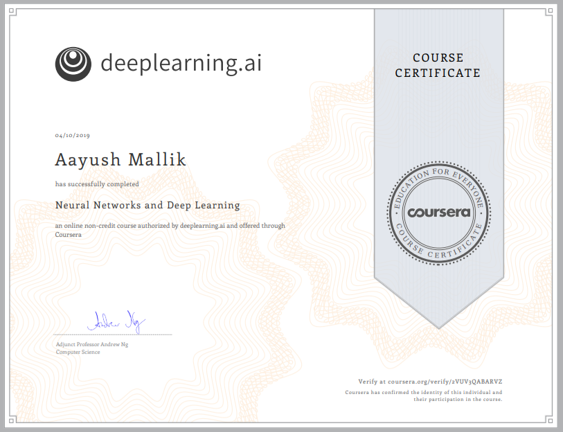 NN Certificate
